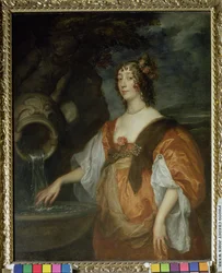 Portrait of Lucy Percy, Countess of Carlisle (1599-1660) c.1637-40